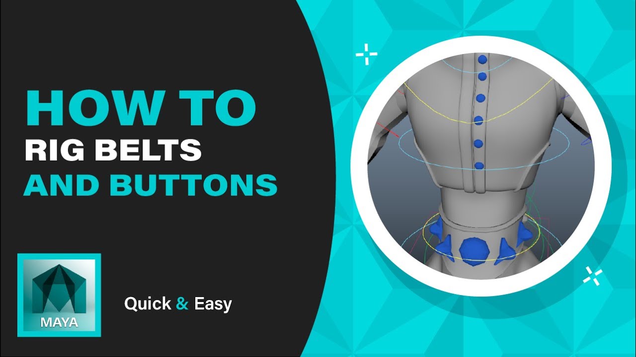 How to rig belts and buttons
