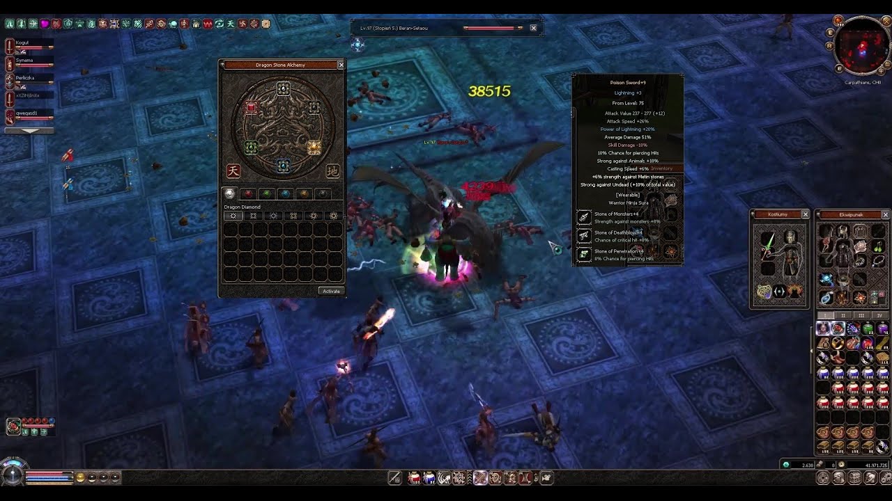 Metin2 Carpathians #Beran-Setaou Record Damage on 95 LVL by Sura WP(Still Bugged)