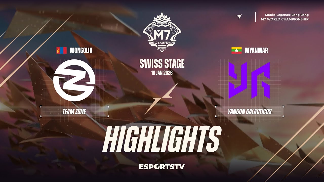 Team Zone vs Yangon Galacticos HIGHLIGHTS M7 World Championship | YG VS Z1 ESPORTSTV