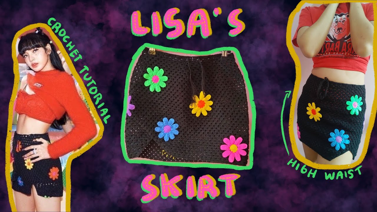 Lisa’s Skirt | Blackpink Ice Cream | Crochet Tutorial
