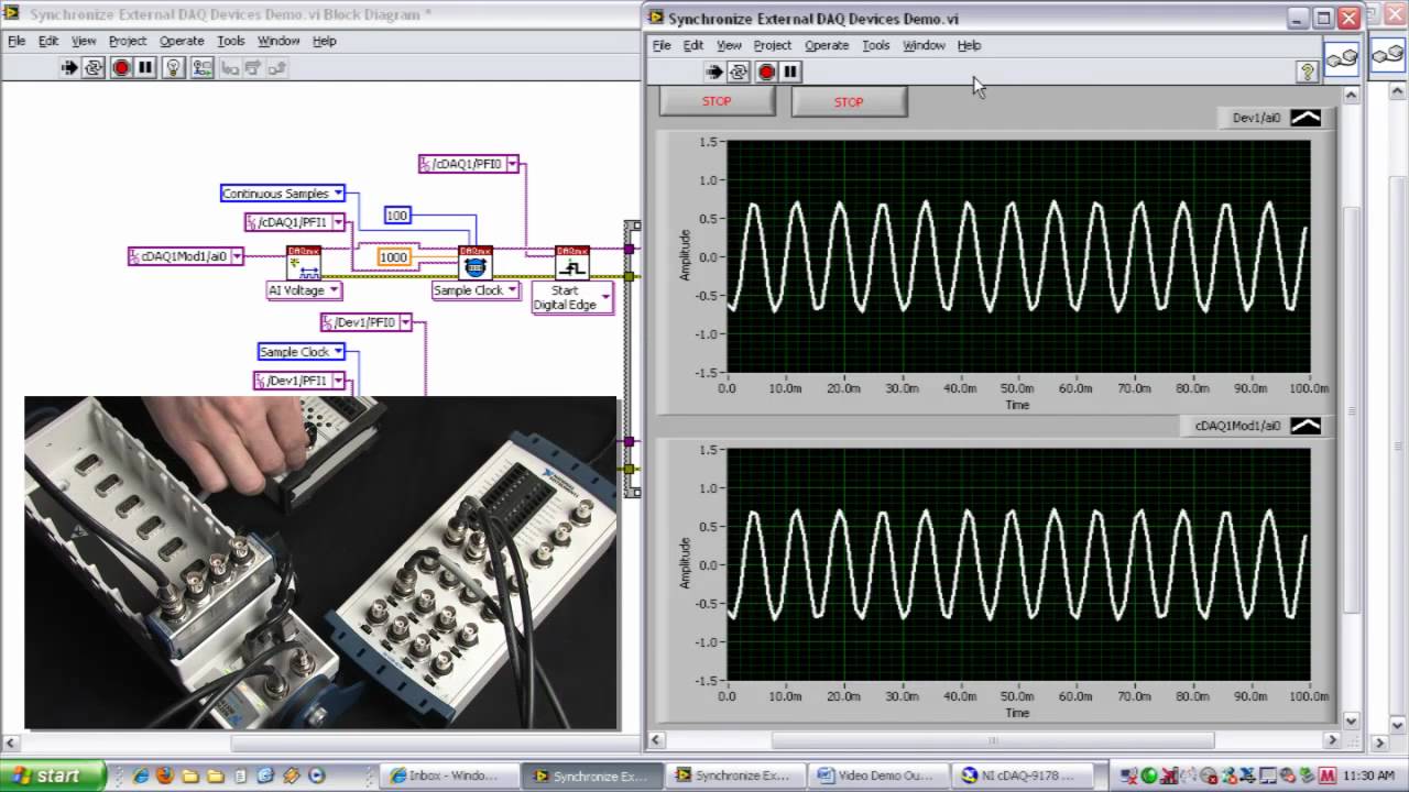 Synchronizing Multiple Data Acquisition Devices