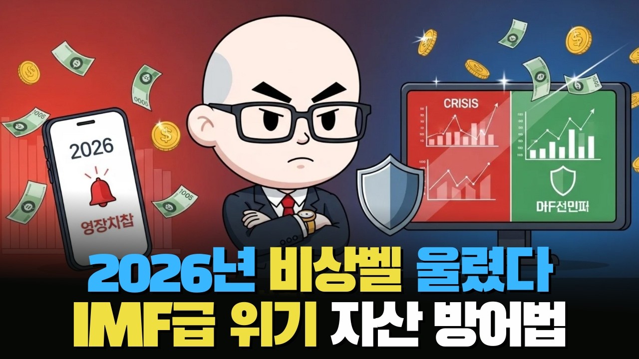 2026년 경제에 '비상벨'이 울렸습니다. (IMF급 위기 살아남는 자산 방어 전략)