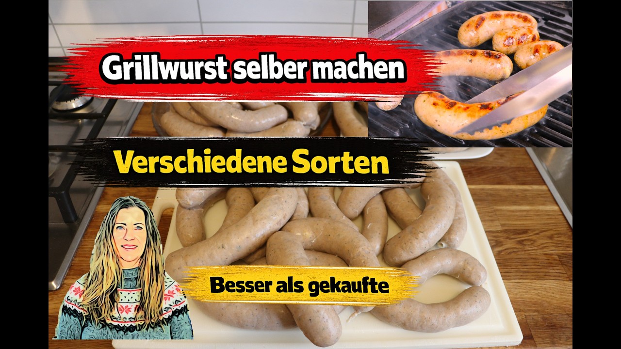 Grillwurst wie vom Metzger &ndash; selber machen, einfrieren, fertig