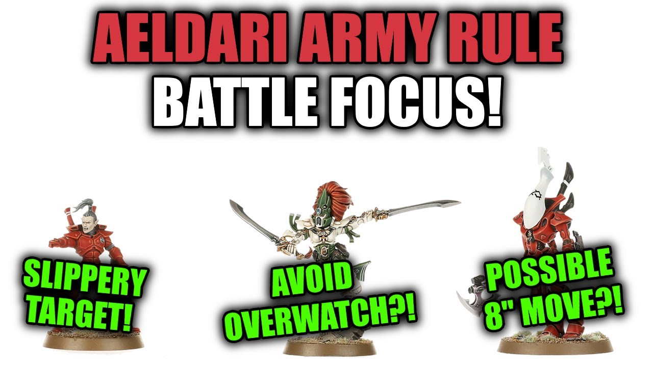 Aeldari Get Bonus 'Strats'?! Battle Focus Army Rule Revealed! │ Warhammer 40k 10th Edition
