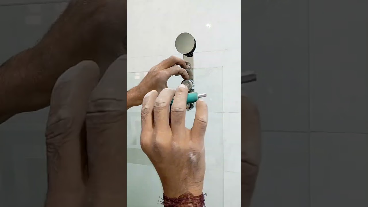 طريقه تركيب كابينة شاور حمام بطريقة سهلة زجاج سيكوريت رسم فرزتش اكسسوار فرنساوي لامع