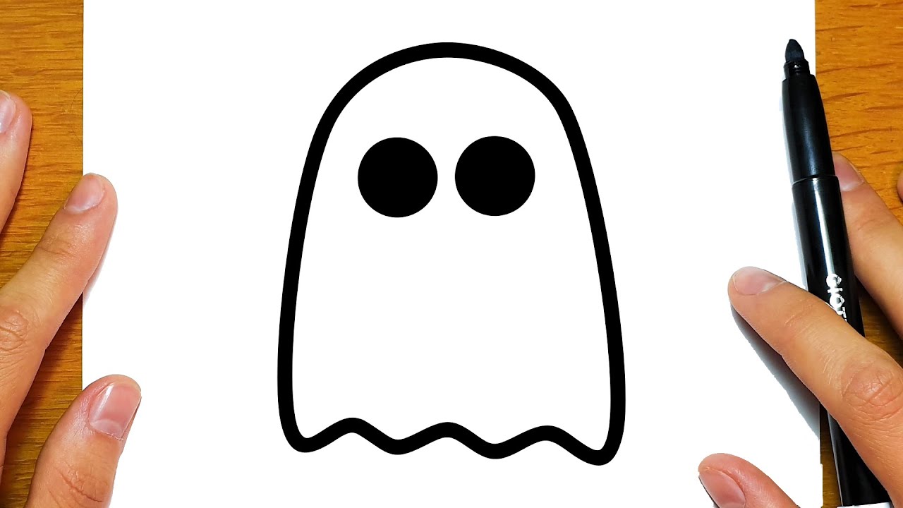 HOE TEKEN JE GEMAKKELIJK EEN SPOOK VOOR HALLOWEEN | Gemakkelijke tekeningen