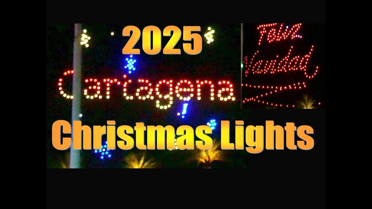 Cartagena 200 Drone Light Show & Christmas Lights Switch-on  2025