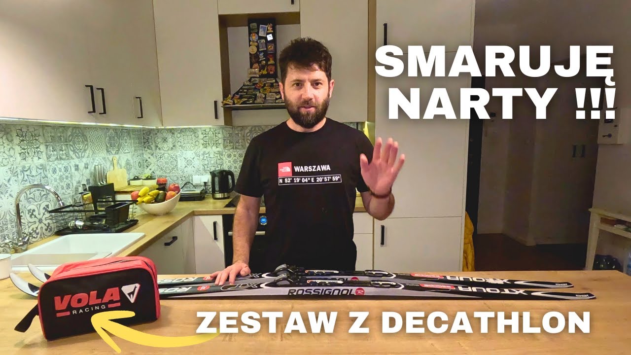 Smarowanie nart biegowych w domu? Pierwszy raz + zestaw z Decathlonu
