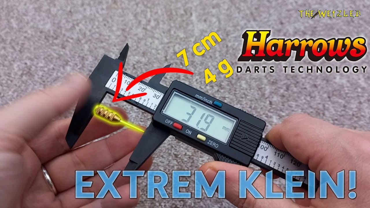 FUN mit EXTREM kleinen 7 cm HARROWS MINIDARTS Kann man sowas werfen? - Experimente