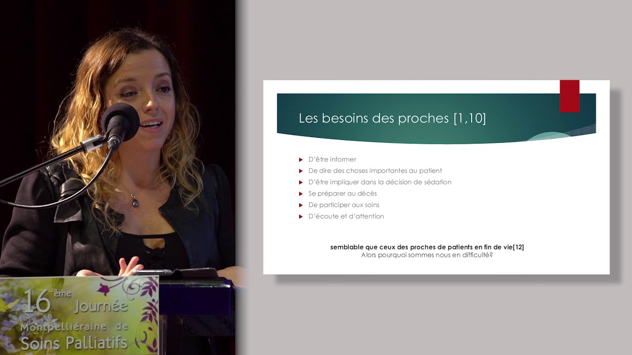 Conférence 7   Vécu des proches lors d'une sédation