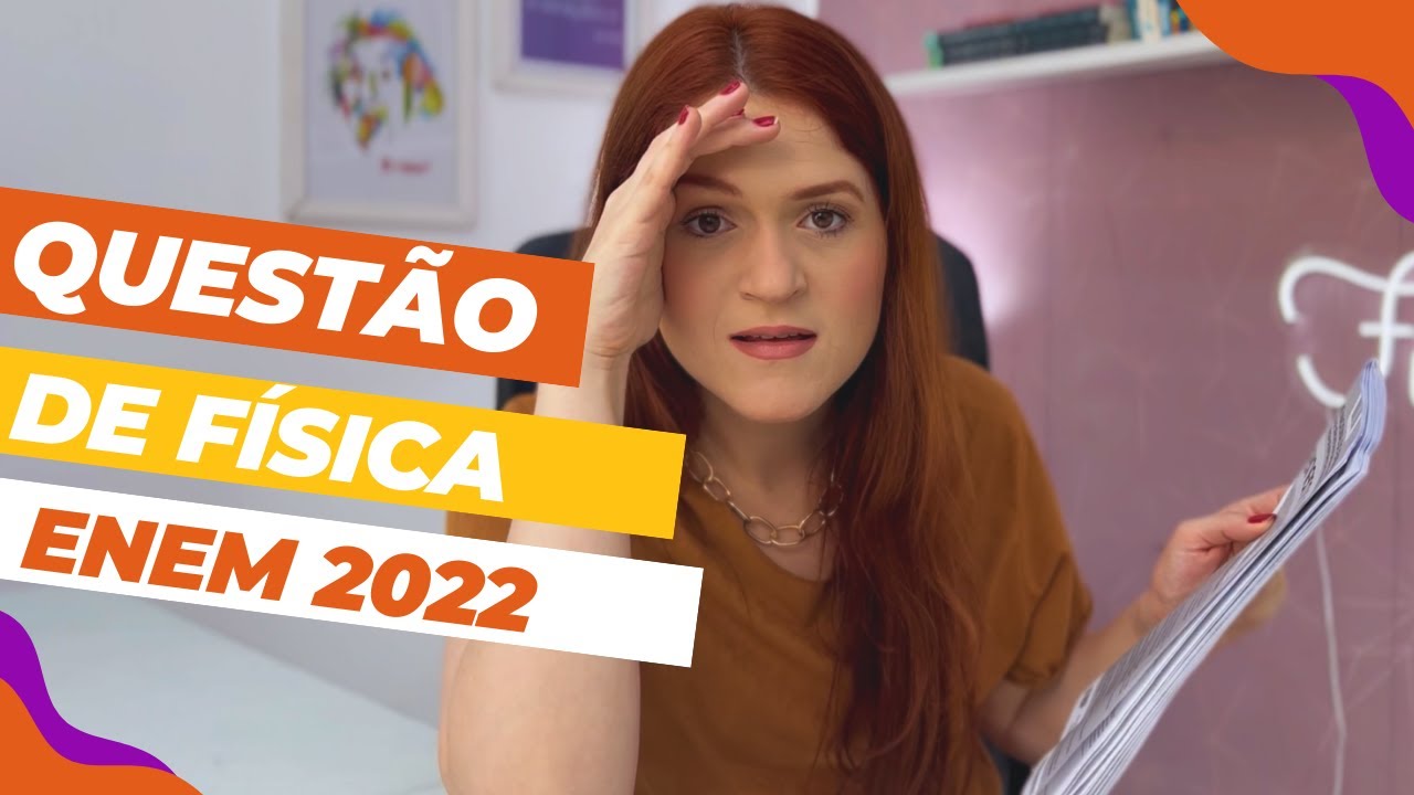 Questão de física ENEM 2022 - A fim de classificar as melhores rotas em um aplicativo de transito.