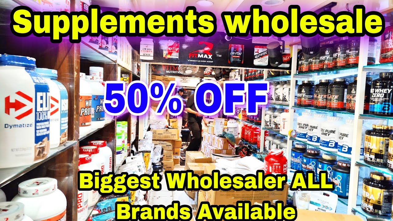 Biggest Supplement market, Wholesale दाम upto 70% off on imported supplements ,protein only 500/kg