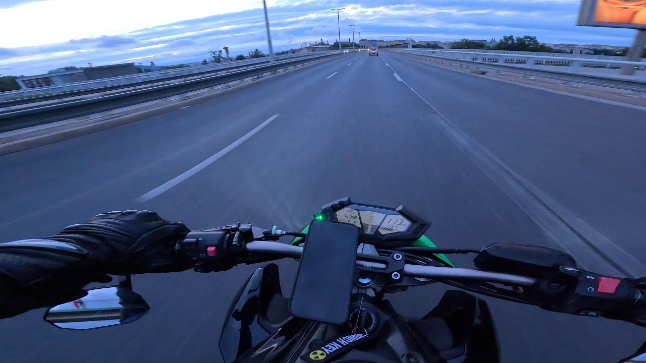 [RAW 4K] POV | KAWASAKI Z800 2013 | CHILL RIDE - CLOUDY PRAGUE | SC PROJECT