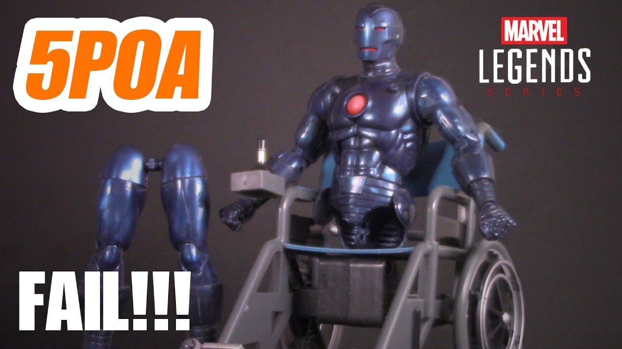 FAIL! Marvel Legends Stealth Iron Man broken action figure - 5POA Review