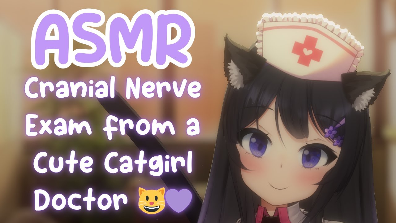[ASMR] Catgirl Doctor’s Cranial Nerve Exameownation 😺🧠 Soft Spoken Whisper Roleplay ✨ #3DIO #ASMR