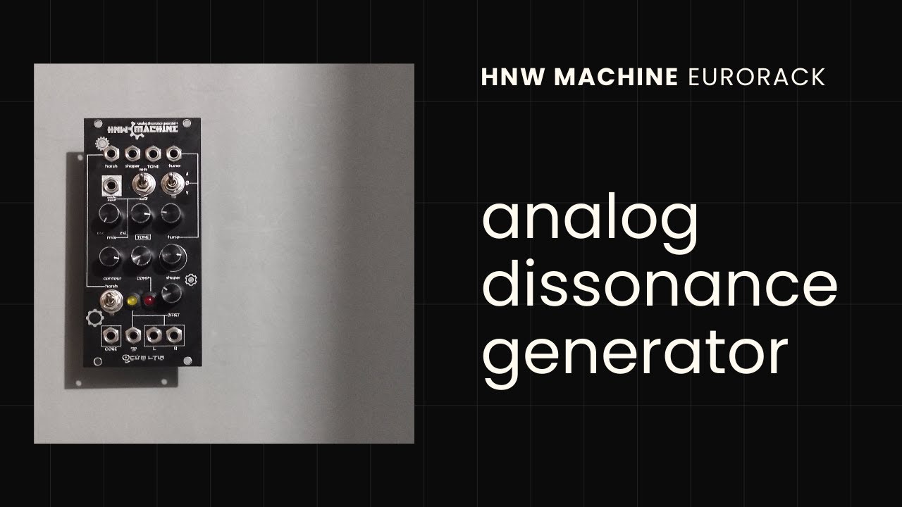 HNW MACHINE XL EURORACK MODULE  [modular synth | harsh noise wall | noise synthesis]