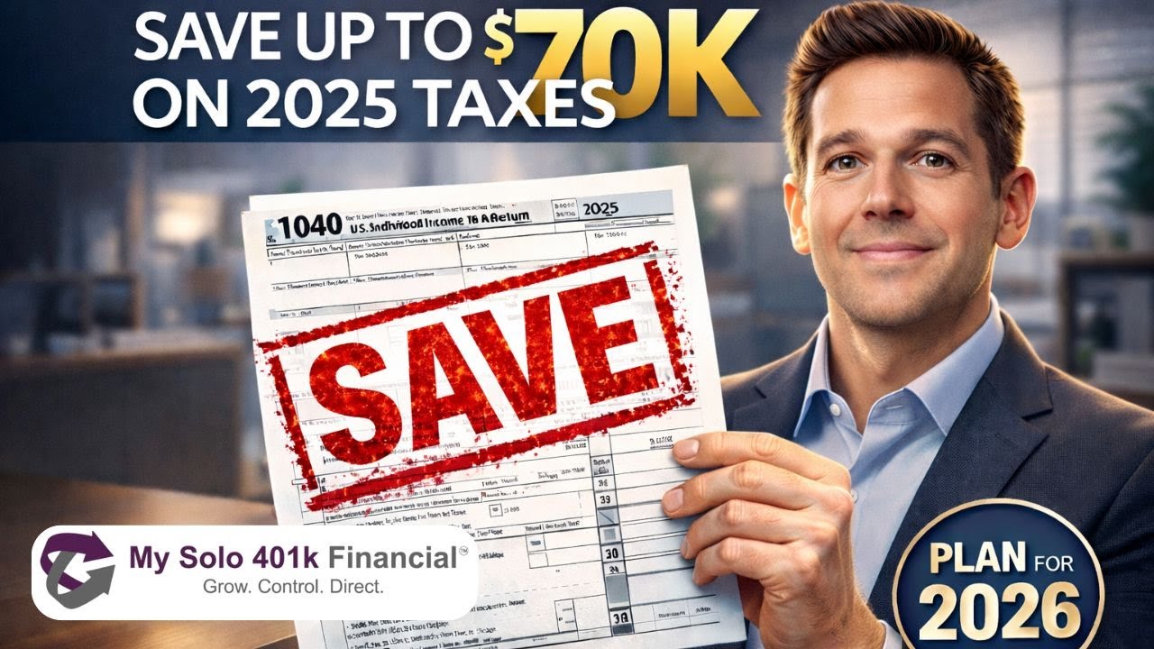Still Time for 2025: How to Open a Solo 401k and Claim Retroactive Tax Deductions 📱