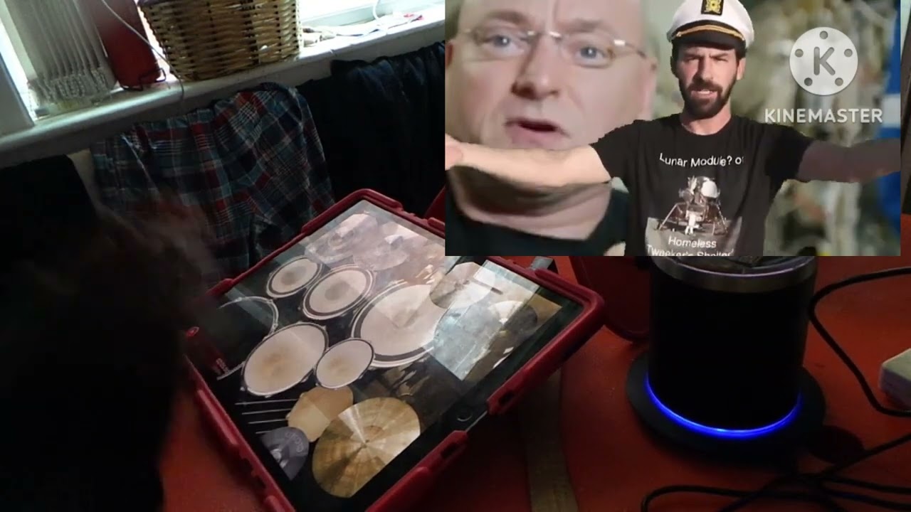 The Gadget Guy Doing An iPad Drum Cover of Jake The Asshole's 