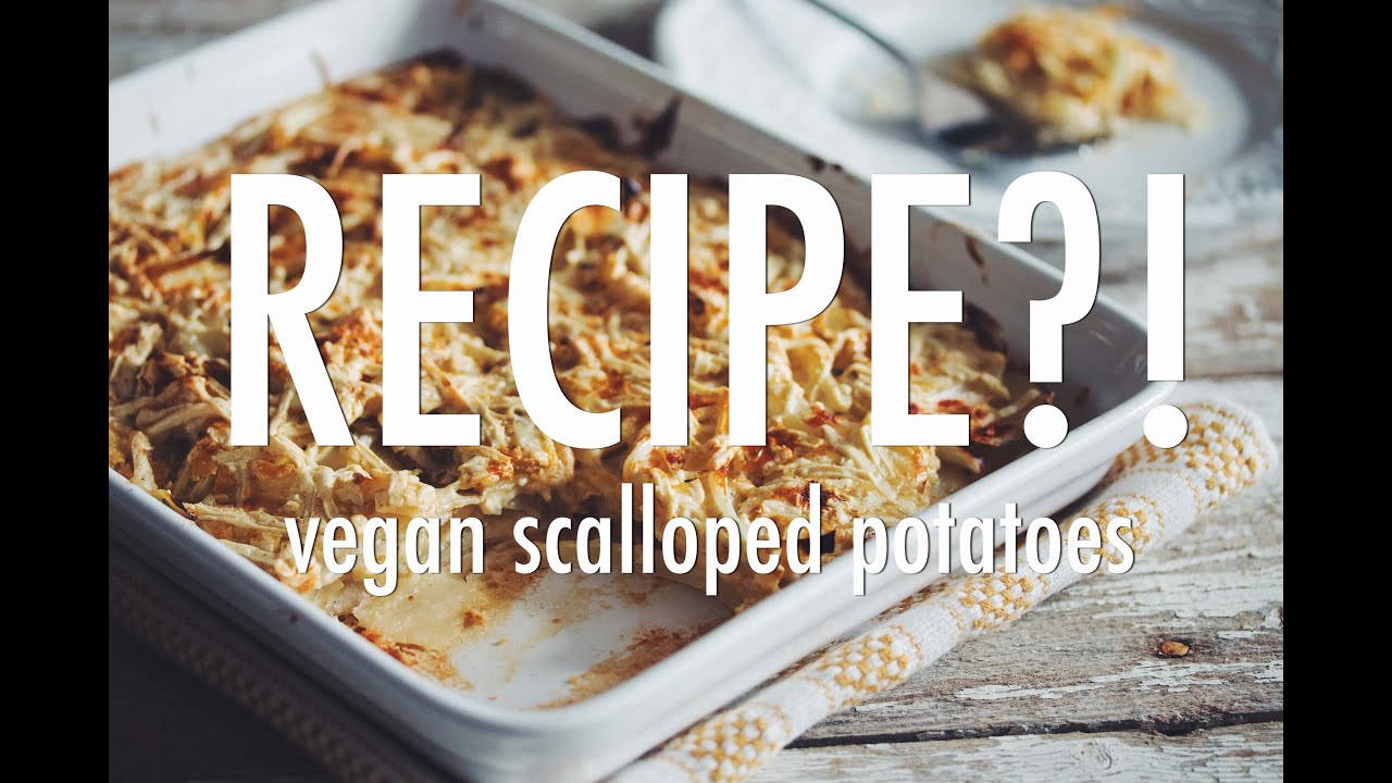 vegan scalloped potatoes | RECIPE?! ep #3 (hot for food)