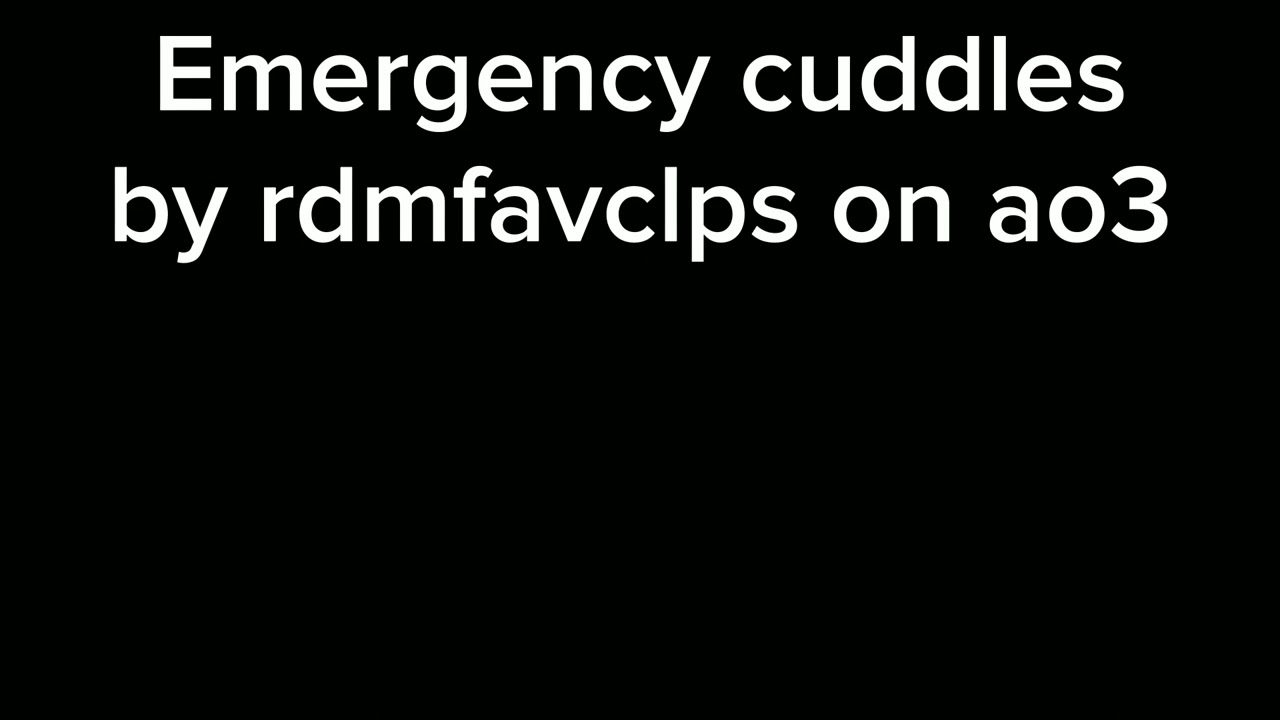 Emergency cuddles (a mha podfic)