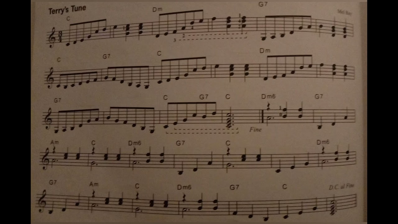 Terry's tune (Mel Bay Modern guitar method grade 1 expanded edition pg. 73