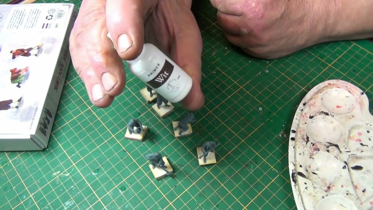 figuren van Kolderstok  schilderen 1