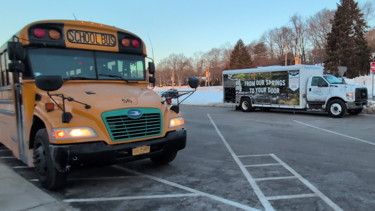 2026 Bluebird Vision school bus Startup AND Ford F650 Water Bottle Truck Startup (read Description)