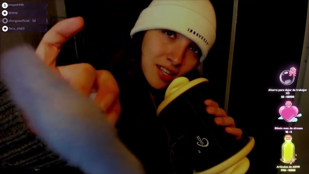 ASMR varios sonidos como vidrio, susurros, masaje y heartbeat ♥