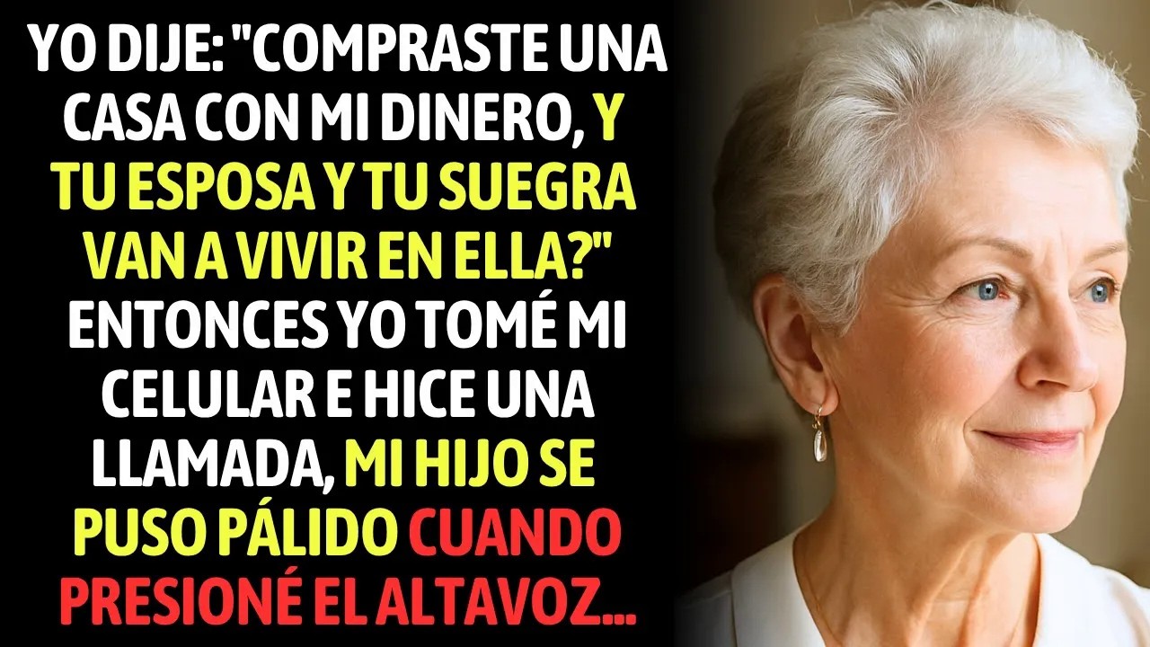 Compraste Una Casa Con Mi Dinero, Y Tu Esposa Y Tu Suegra Van A Vivir En Ella Entonces Yo