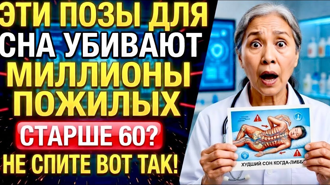 Кардиохирург предупреждает: эта поза во сне увеличивает риск инсульта за одну ночь