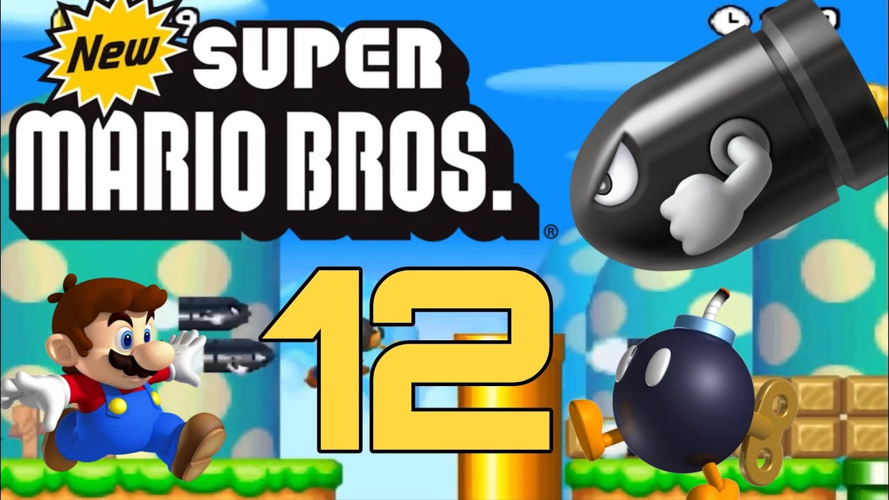 NEW SUPER MARIO BROS. 🔨 #12 Bob-Ombs, Bullet Bills & Mushroom Troubles