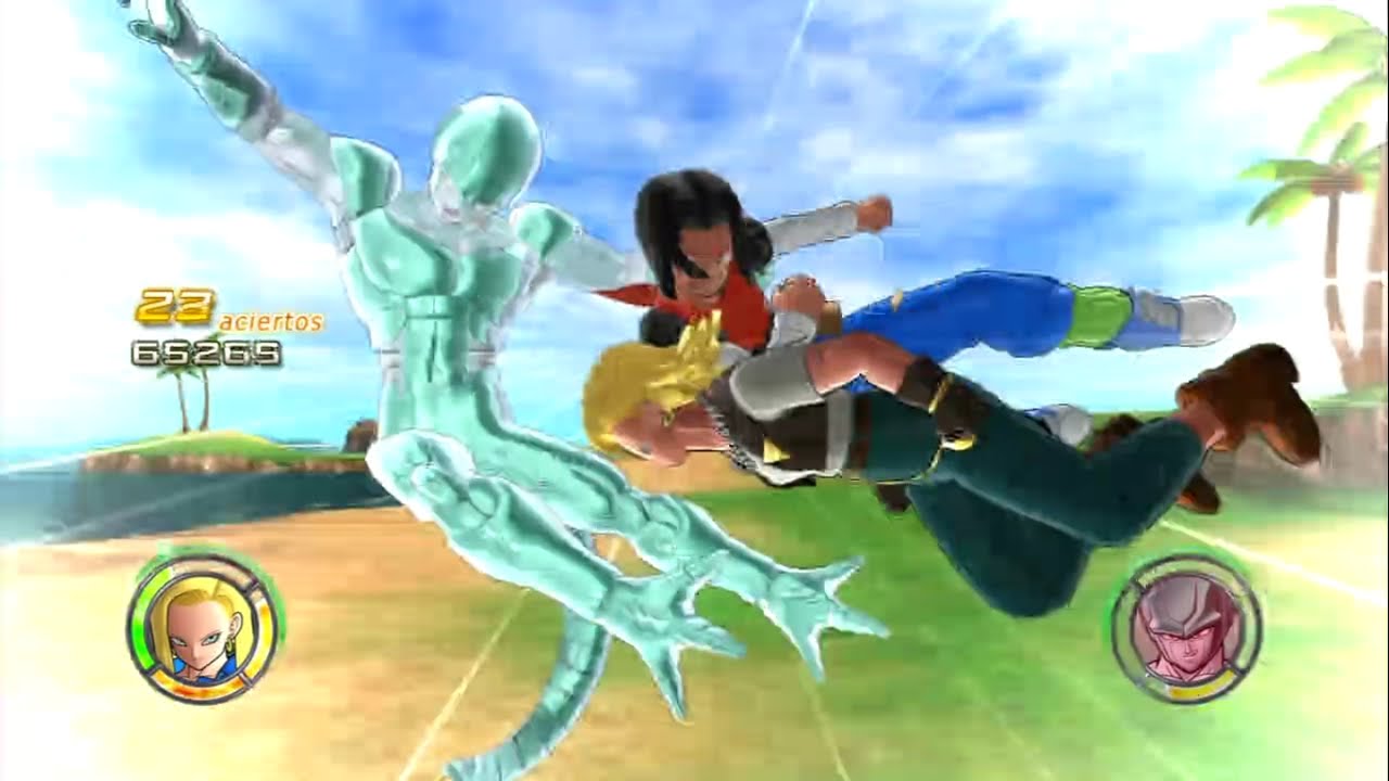 Dragon Ball Raging Blast 2 - Android #17 & #18 vs Mecha Frieza & Metal Cooler