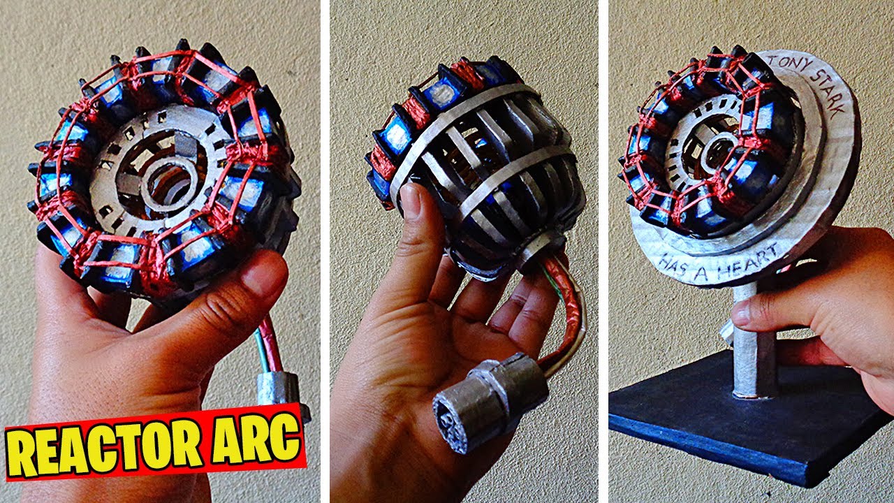 Como hacer Reactor Arc solo CARTÓN (tutorial )