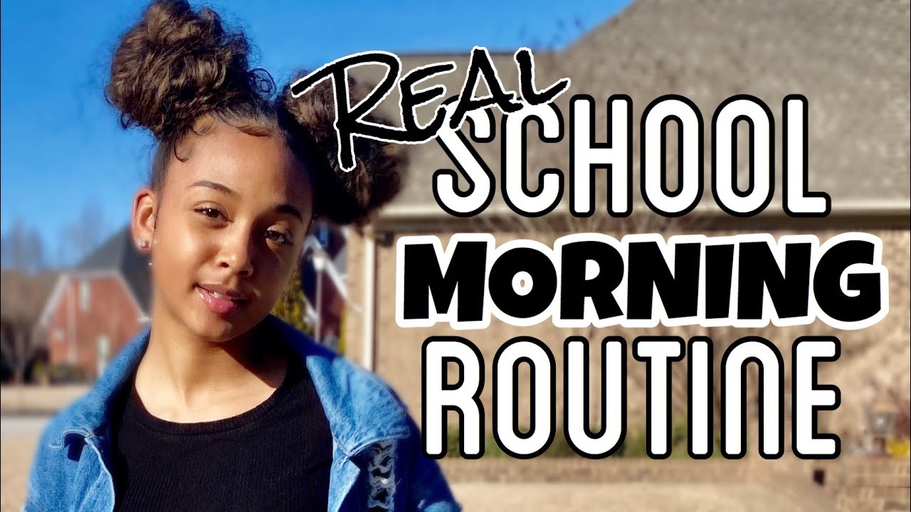 My Real School Morning Routine | GRWM | LexiVee03