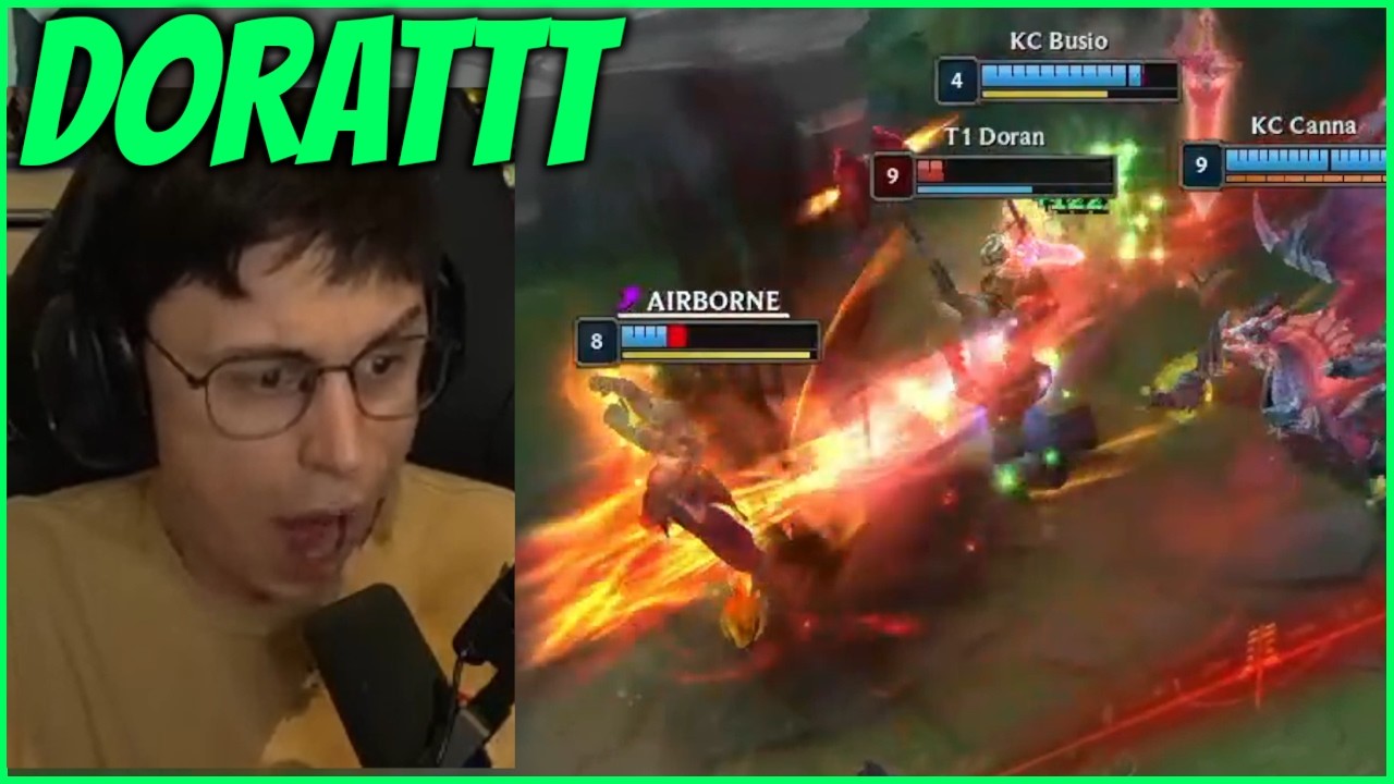 T1 Doran Outplays The 3-Man Dive
