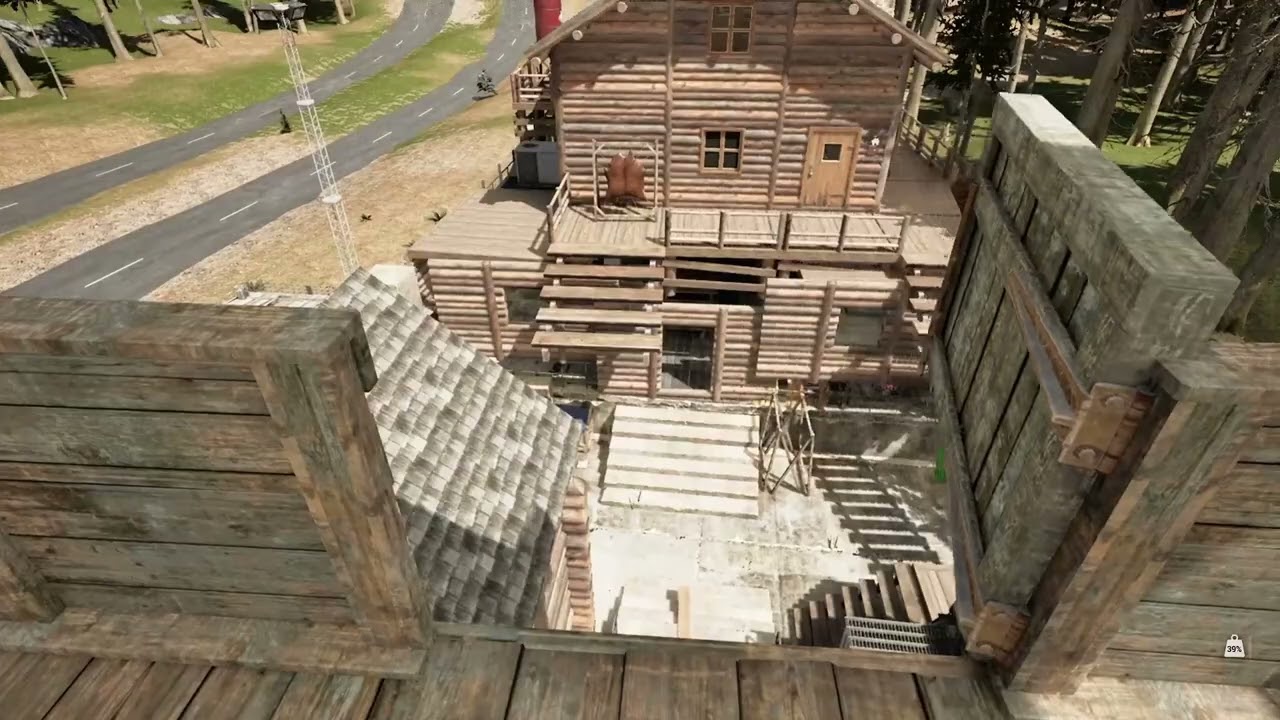 Massive, overbuilt, base in Mist Survival.