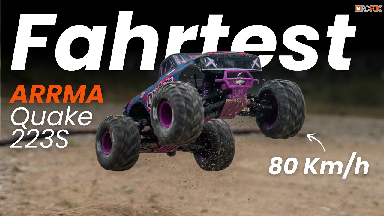 80 Km/h 2WD RC-Monstertruck im FAHRTEST! 🔥 ARRMA Quake 223S TEST