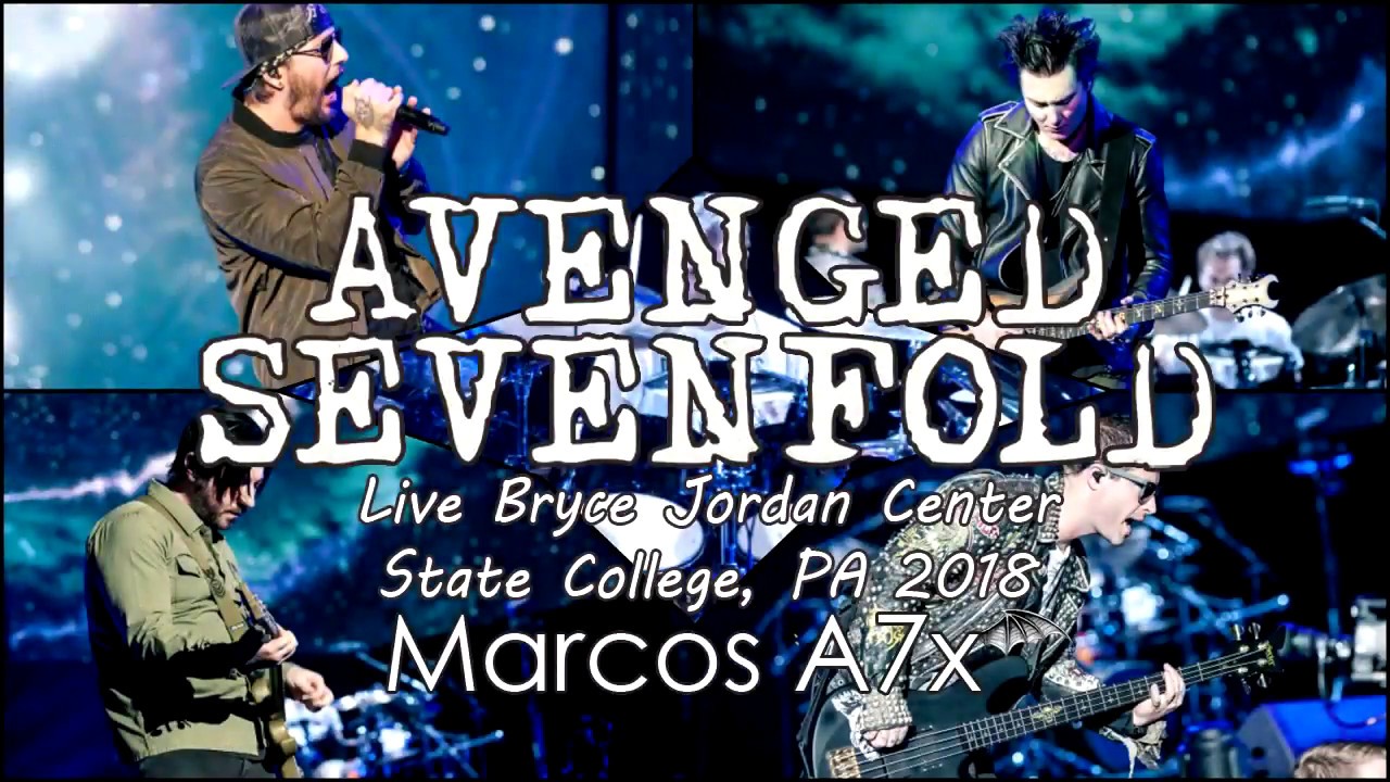 Avenged Sevenfold Live Bryce Jordan Center, State College, PA 2018