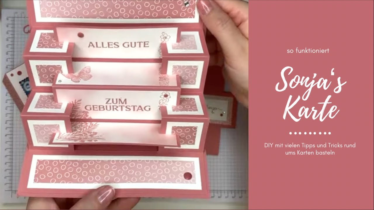 Treppenkarte | Anleitung Schritt für Schritt | Staircard | DIY | mit Stampin‘ Up! Produkten