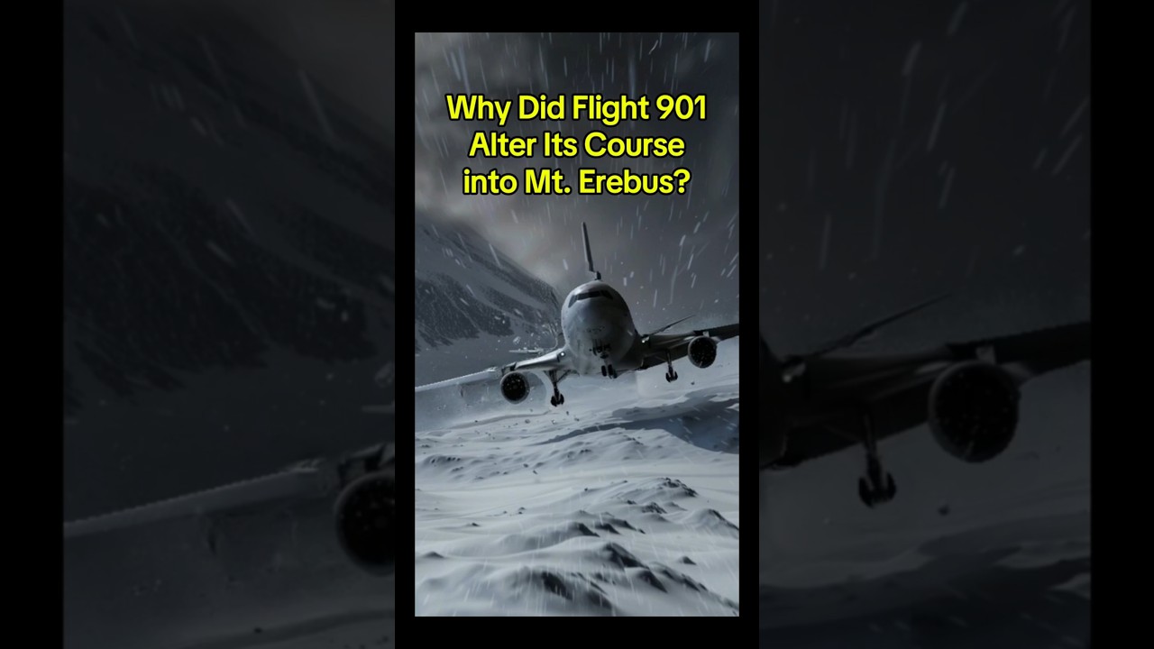 Why Did Flight 901 End in 257 Deaths on Mount Erebus? #ErebusDisaster #DC10Crash #AirNewZealand