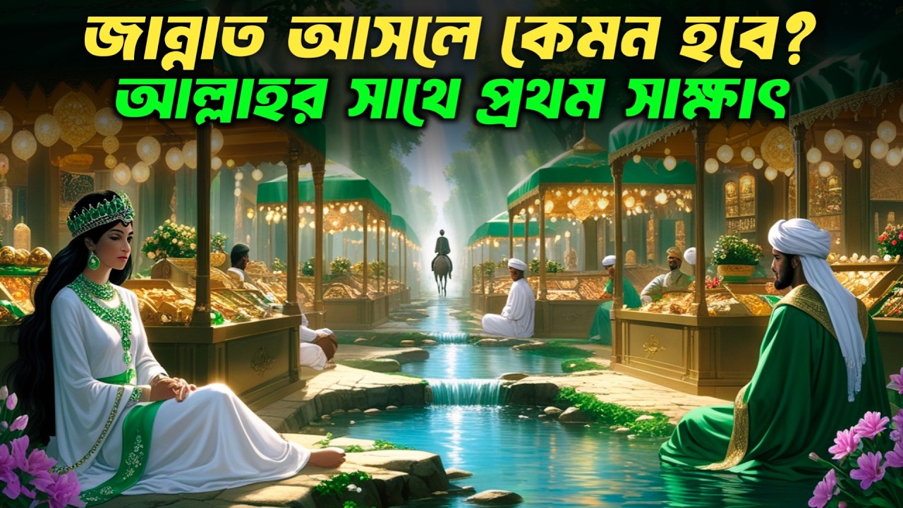 জান্নাত আসলে কেমন হবে? আল্লাহর সাথে প্রথম সাক্ষাৎ || Journey to The Paradise