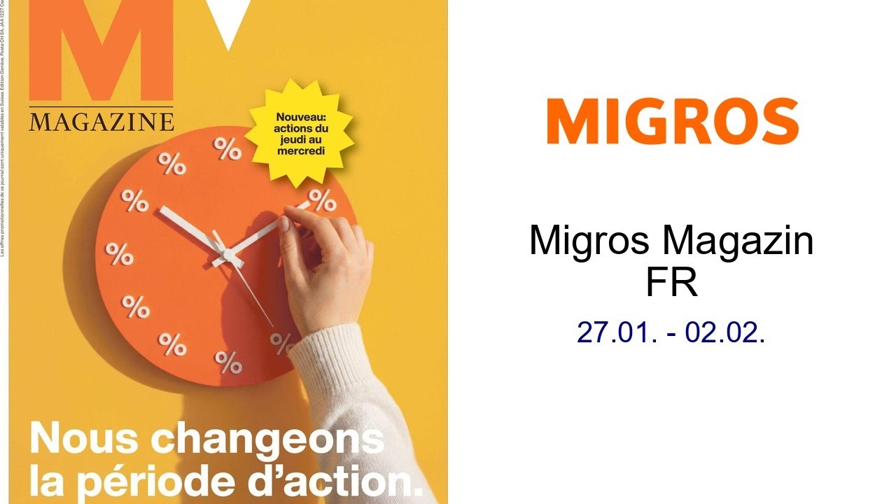 Migros Magazin FR 27.01. - 02.02.