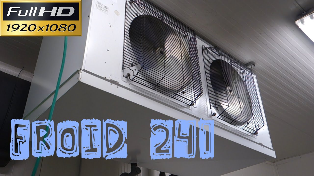 Froid241-Une prise en glace sur un gros évaporateur en froid positif