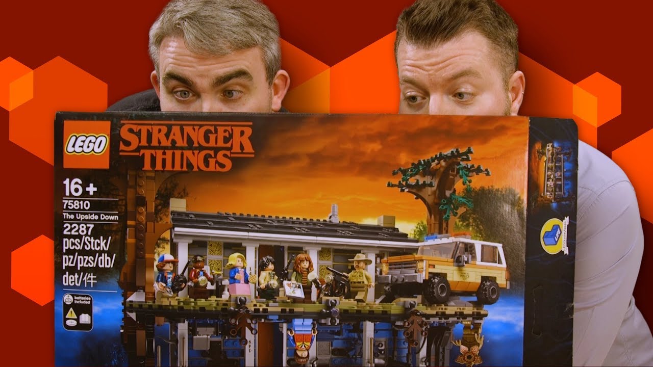 Stranger Things Lego Upside Down unboxing and build