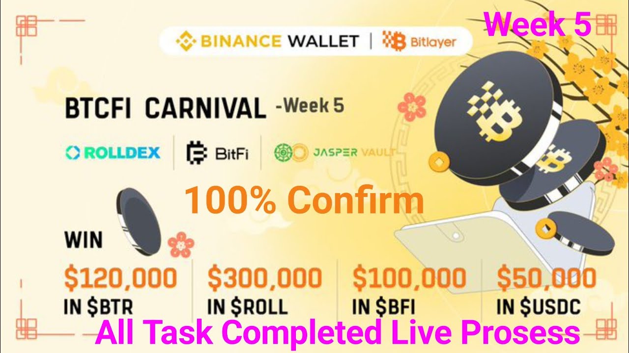 Binance Web3 Wallet Bitlayer Airdrop Week 5 | Bitlayer New Jasper & Rollex | Binance BitlayerAirdrop