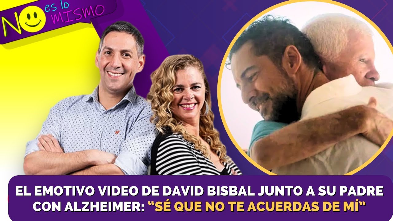 El emotivo video de David Bisbal junto a su padre con Alzheimer: “Sé que no te acuerdas de mí”
