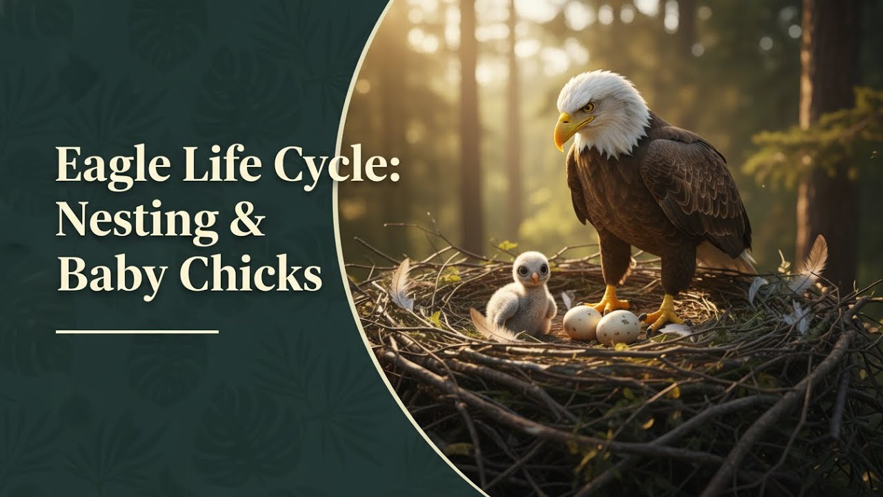 Eagle Life Cycle Explained | Mating, Eggs, Incubation & Chicks Growth#eagles #growth #babyanimals