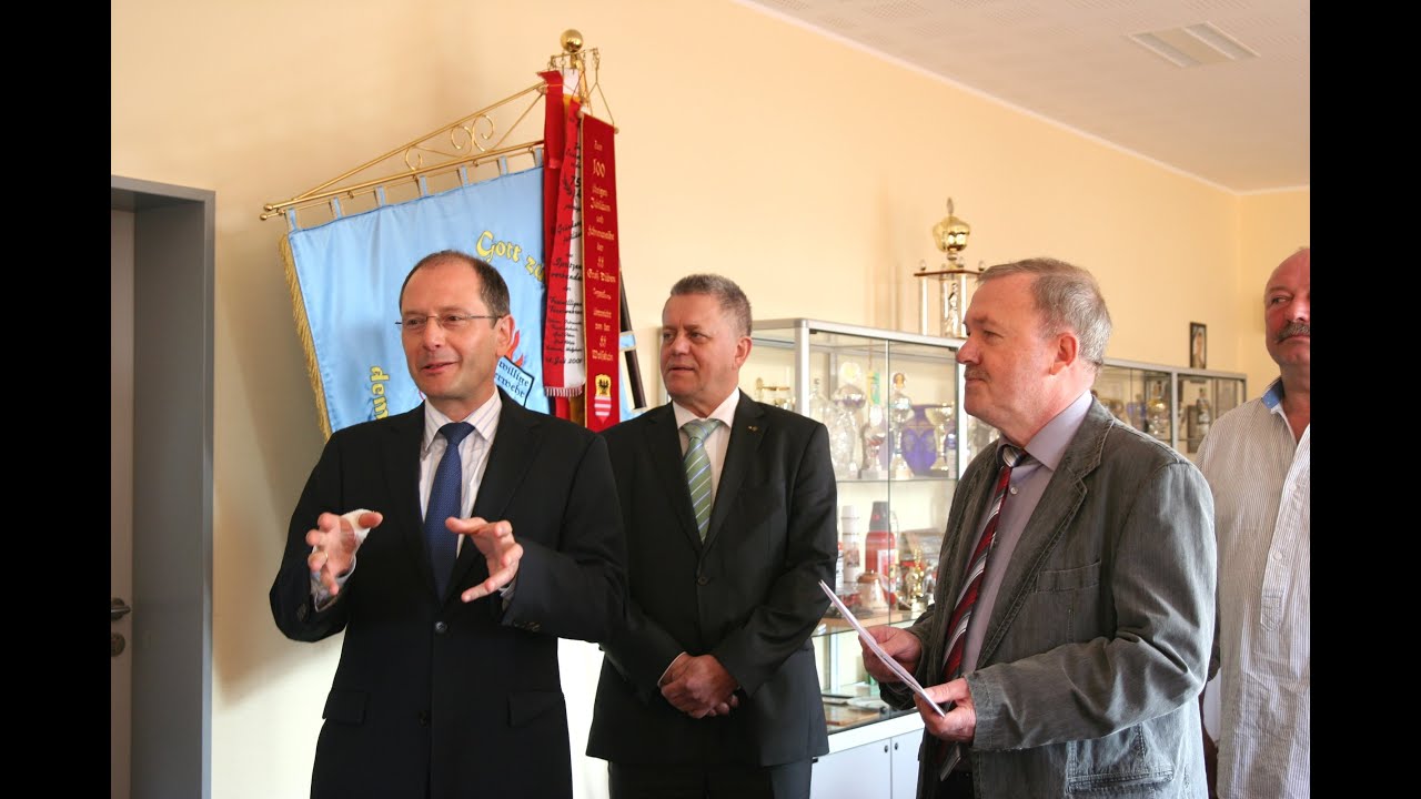 Sachsens Innenminister Ulbig in Groß Düben