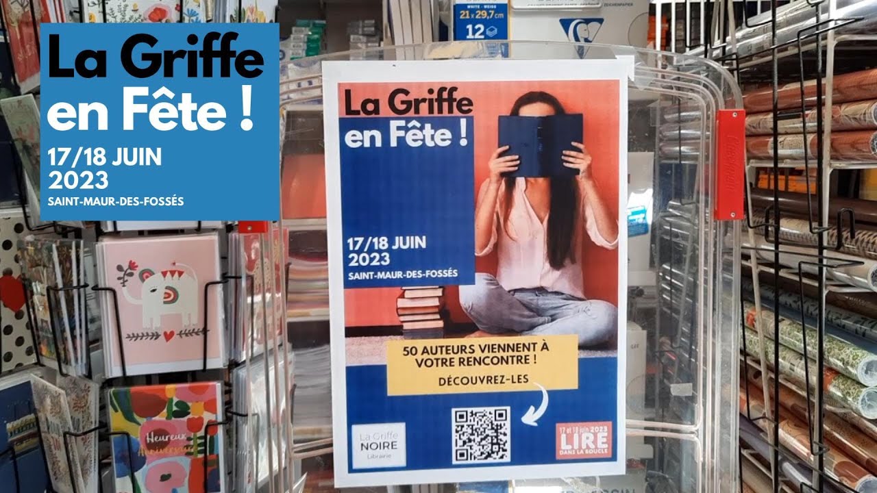 Visite de la librairie La Griffe Noire