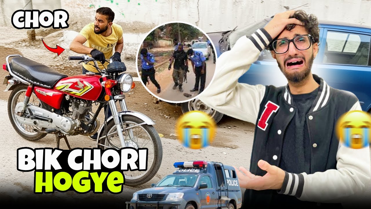 Meri new Bike Chori Ho gai😭Subha subha Shoot p gaye Chor kon? || Huzaifa khan 